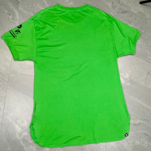 HYSTERIC GLAMOUR Oversized Unisex Green Black Logo Graphic Tee Shirt Size XL 2XL - Picture 5 of 9